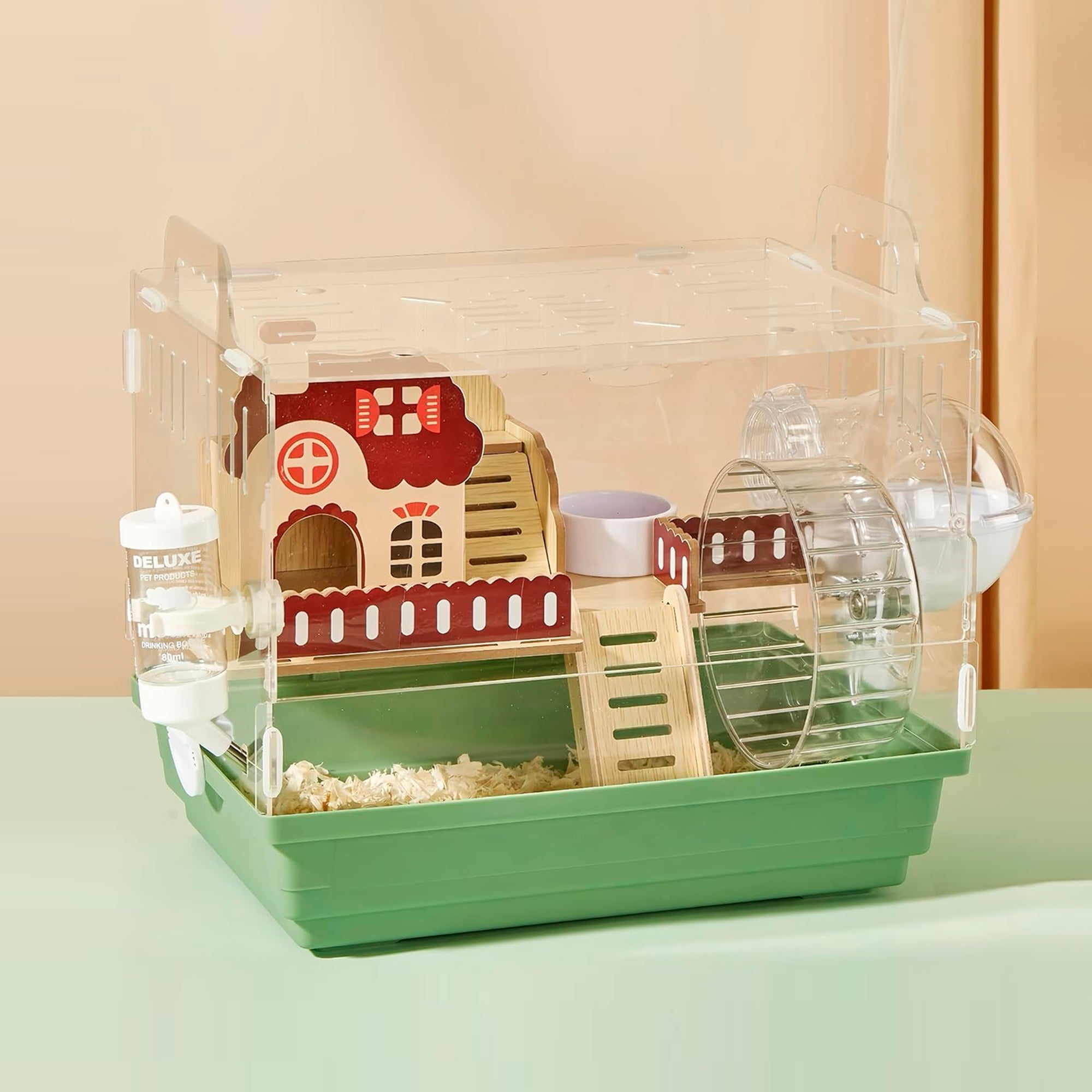 Picture of Deluxe Villa – Multi-Level Ventilated Hamster Cage with 360° Panoramic ...