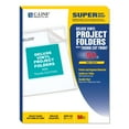 thumbnail image 1 of Deluxe Vinyl Project Folders, Letter Size, Clear, 50/box, 1 of 4