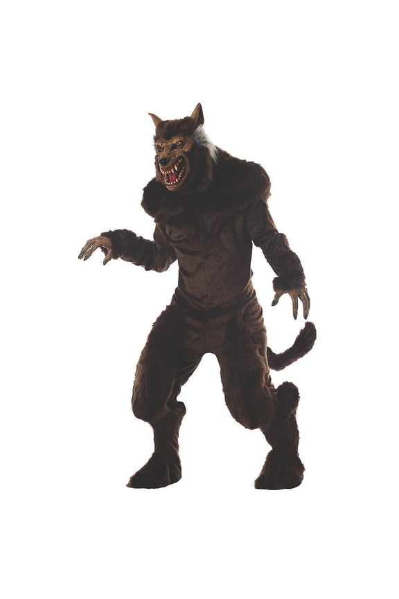 Deluxe Werewolf Men's Halloween Fancy-Dress Costume for Adult, Regular One Size