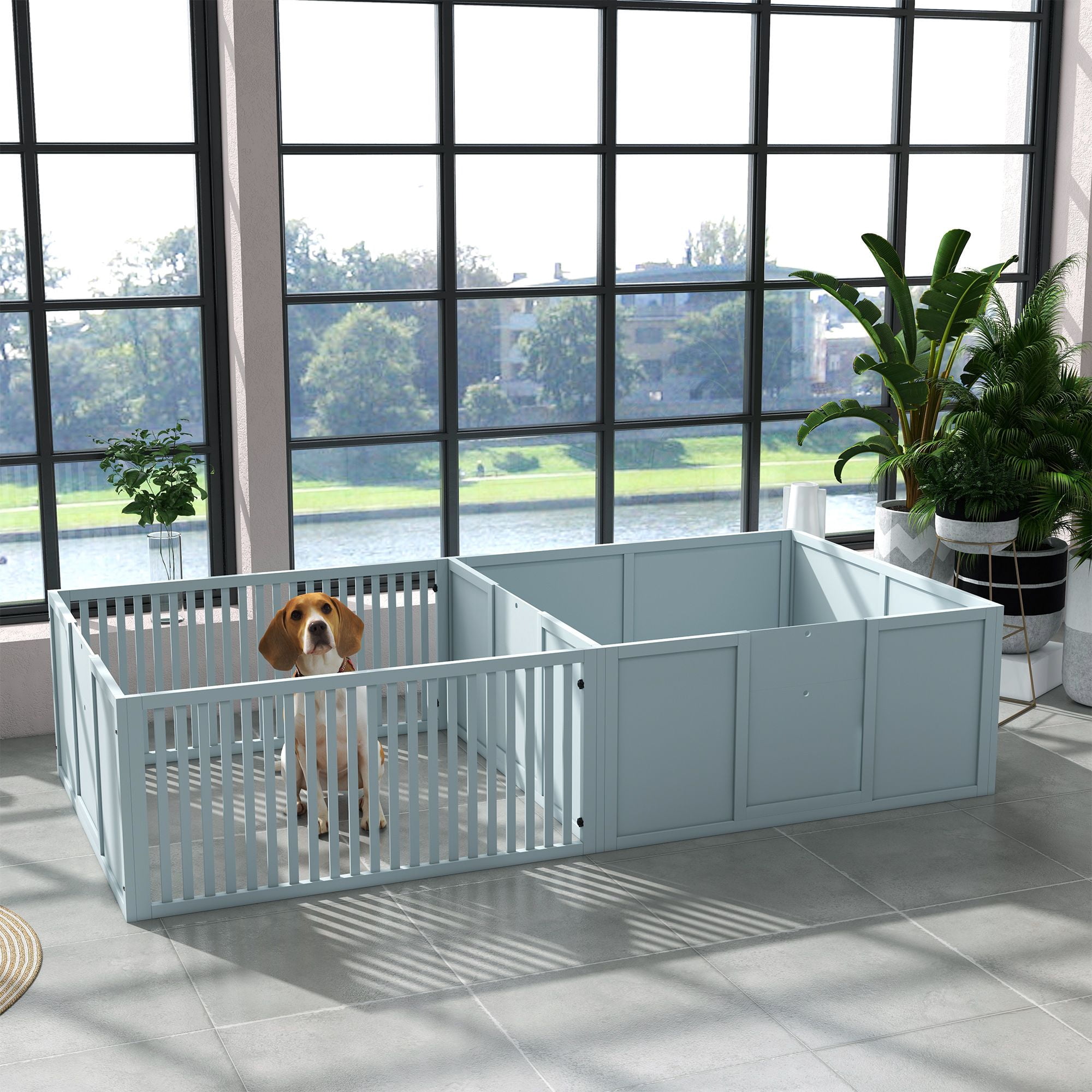 Gallery Detail: Deluxe Whelping Box For Dogs 81 X39 X20 Large Puppy