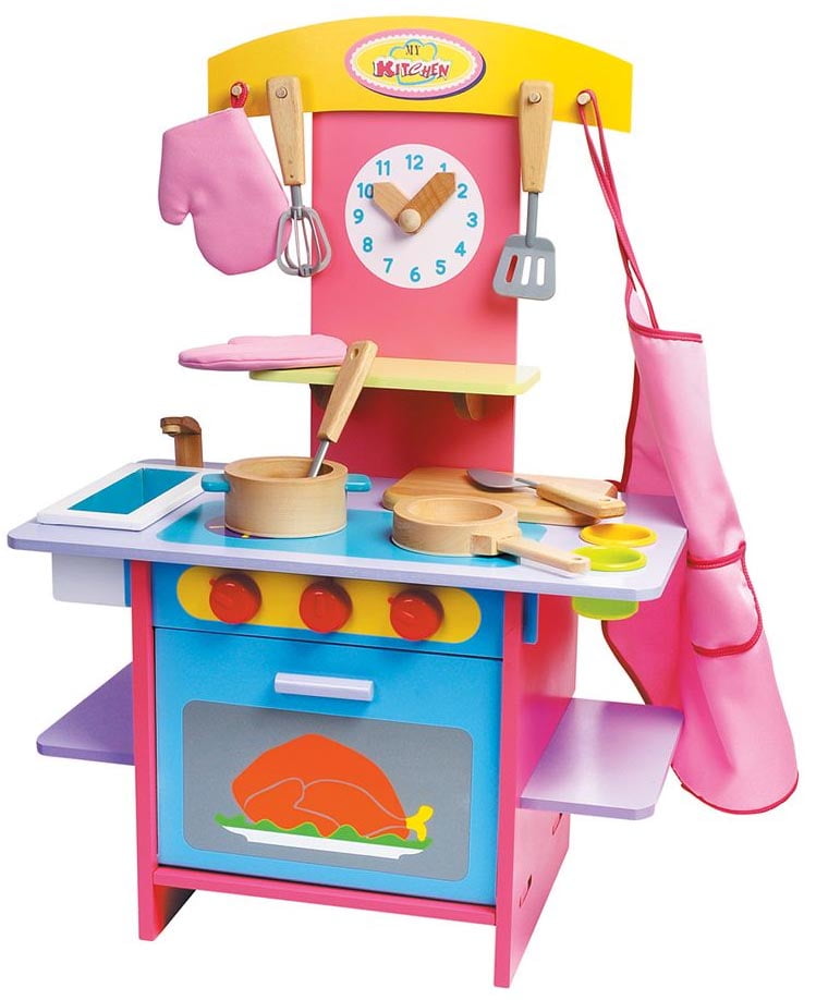 Deluxe Wooden Kitchen Playset
