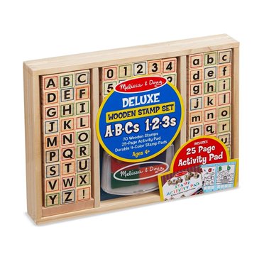 Melissa & Doug Tickety Tock Wooden Learning Clock With Blue's Clues & You! Theme, Includes Magnets & Scratch Fun Pad