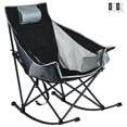 Deluxe XL Folding Lawn Chair With Pocket, Heavy Duty Outdoor / Picnic