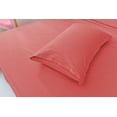 thumbnail image 1 of Deluxe2000 Series Soft Bamboo Derived Rayon Sheet Sets-California King Coral Sheets, Wrinkle Free - Deep Pockets - 4 Piece - 1 Fitted Sheet, 1 Flat, 2 Pillowcases California King, Coral, 1 of 3