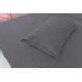 thumbnail image 1 of Deluxe2000 Series Soft Bamboo Derived Rayon Sheet Sets-California King Gray Sheets, Wrinkle Free - Deep Pockets - 4 Piece - 1 Fitted Sheet, 1 Flat, 2 Pillowcases California King, Gray, 1 of 3