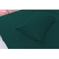 thumbnail image 1 of Deluxe2000 Series Soft Bamboo Derived Rayon Sheet Sets-Queen Emerald Sheets, Wrinkle Free - Deep Pockets - 4 Piece - 1 Fitted Sheet, 1 Flat, 2 Pillowcases Queen, Emerald, 1 of 3