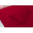 thumbnail image 1 of Deluxe2000 Series Soft Bamboo Derived Rayon Sheet Sets- Queen Red Sheets, Wrinkle Free - Deep Pockets - 4 Piece - 1 Fitted Sheet, 1 Flat, 2 Pillowcases Queen, Red, 1 of 3