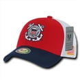 thumbnail image 1 of DeluxeMesh MilitaryCaps,Cst Guard,RedNvy, 1 of 3