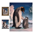 thumbnail image 1 of Deluxebase 3D LiveLife Lenticular Wall Art Print – Penguin Son – Unframed Winter Poster, 1 of 2