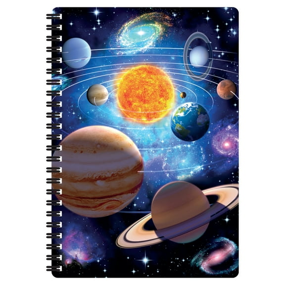 3D LiveLife Notebook - You Are Here Lenticular 3D Space Notebook 80 Lined Pages by Deluxebase