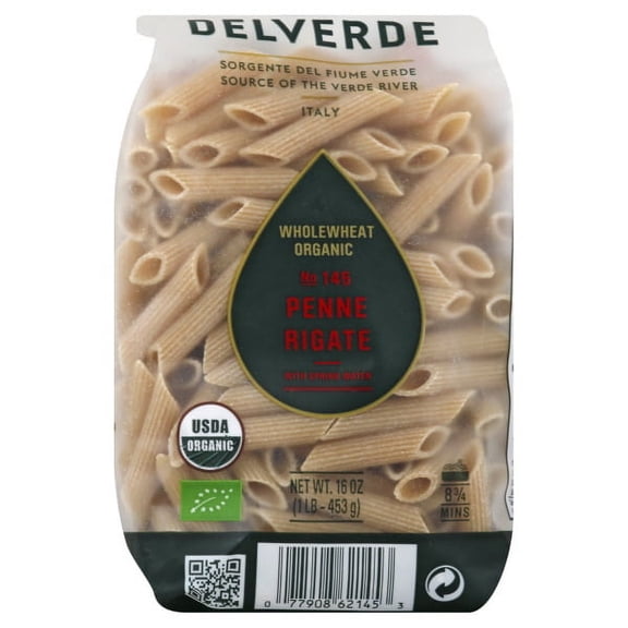 (Price/case)Delverde - Penne Rigate Pasta - No 145 With Spring Water - Case of 6 - 16 oz.