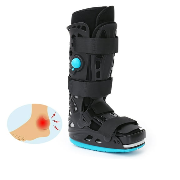 Delysionta Double Balloon Ankle Protector Medical Inflatable Walker Boot for Ankle Sprain Fracture Foot Pain Recovery Orthopaedic Boot