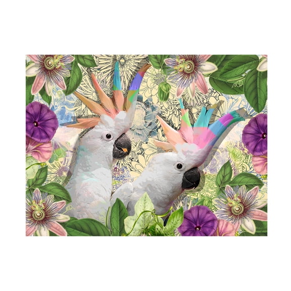 Delyth Angharad 'Cockatiel Pastel Passion' Canvas Art