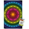 thumbnail image 1 of Delyth Angharad - Rainbow Mandalas Wall Poster with Push Pins, 14.725" x 22.375", 1 of 6