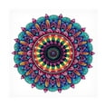 thumbnail image 1 of Delyth Angharad 'Retrowave Neon Mandala' Canvas Art, 1 of 3