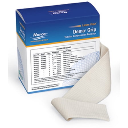 Dema Grip Compression Stockinette, Natural, Size D - 3 inch X 33 feet