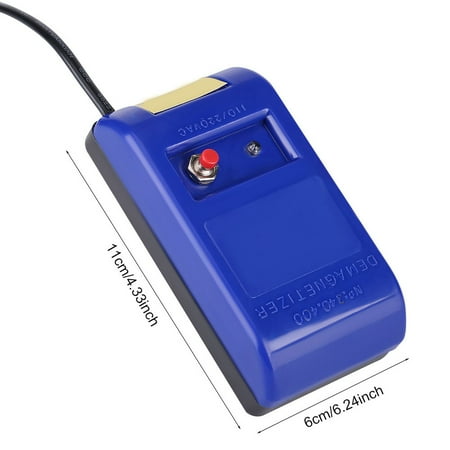 Demagnetizer, Lightweight 110v 220v Blue Watch Demagnetizer 11 X 6 3 cm for Maintenance