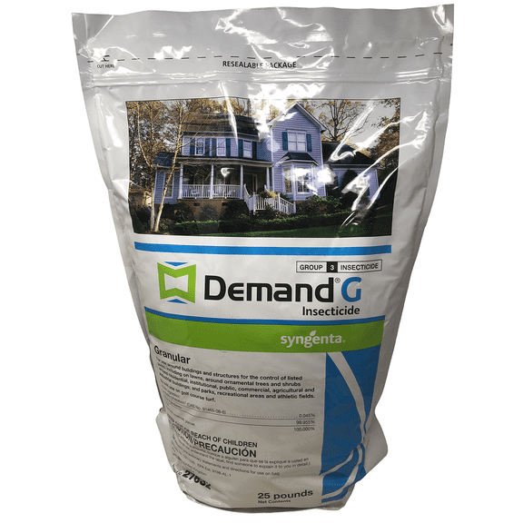 Demand G Insecticide Granules - Provides Protection Against 30 Insect Species - 25 lb Bag by Syngenta