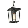 thumbnail image 1 of LNC Demar Black and Seeded Glass Modern/Contemporary Square LED Mini Pendant Light,9.1"H, 1 of 14