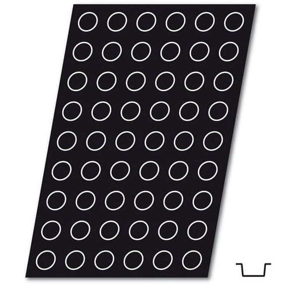 Demarle Flexipan, Cylinder 0.7 Oz (22 ml), 54 Cavities