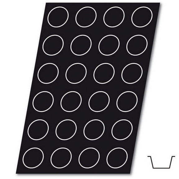 Demarle Flexipan, Muffin 4.2 Oz (125 ml), 24 Cavities