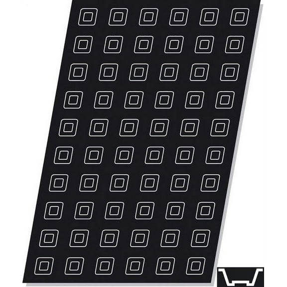 Demarle Flexipan, Square Savarin 0.5 Oz (15 ml), 60 Cavities