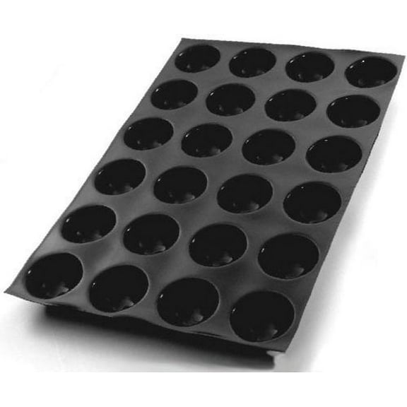 Demarle M370 C Non-Stick 24-Form Flexipan Half-Sphere Mold