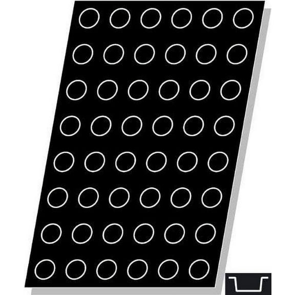 Demarle M372 D Non-Stick 48-Form Flexipan Cylinder Mold