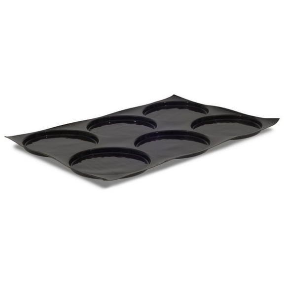 Demarle M372 L Non-Stick 6-Form Flexipan Extra-Large Rounds