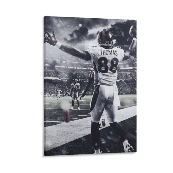 Demaryius Thomas Canvas Poster Canvas Wall Art Poster Decorative Bedroom Modern Home Print Picture Artworks Posters 24x36inch(60x90cm)