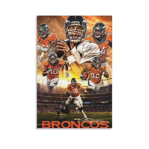 Demaryius Thomas Canvas Poster Home Decor Poster Wall Art Hanging Picture Print Bedroom Decorative Painting Posters Room Aesthetic 16x24inch(40x60cm)