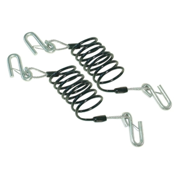 Demco 9523003 Coiled Tow Bar Safety Cables