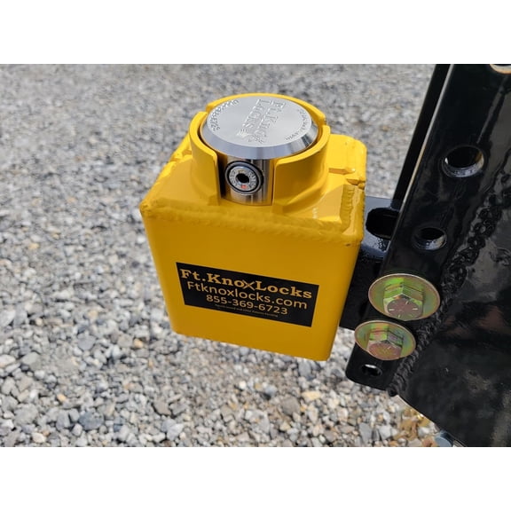Demco EZ Latch Coupler Lock (for Cast Demco Version) (Demco EZ Latch (Cast Version) Coupler Lock W/Abloy Sentry Stainless Steel Puck Lock)