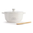 thumbnail image 1 of Demdaco Bake Some Yum White 6 x 6 Ceramic Baking Crock and Spreader Set, 1 of 3