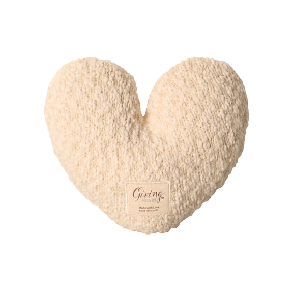 Demdaco Giving Heart Weighted Pillow - Heart Shaped Heavy Pillow - Gift Boxed