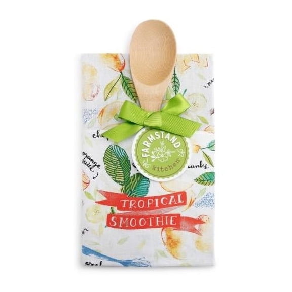 Demdaco Tropical Smoothie Spoon & Tea Towel Set