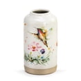 thumbnail image 1 of Demdaco Wildflowers Hummingbird Watercolor Green 4.5 x 2.5 Ceramic Stoneware Vase, 1 of 2