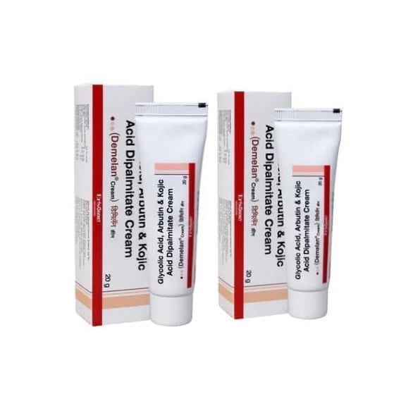 Demelan Cream For Hyperpigmentation - 20 Gm, Pack Of 2