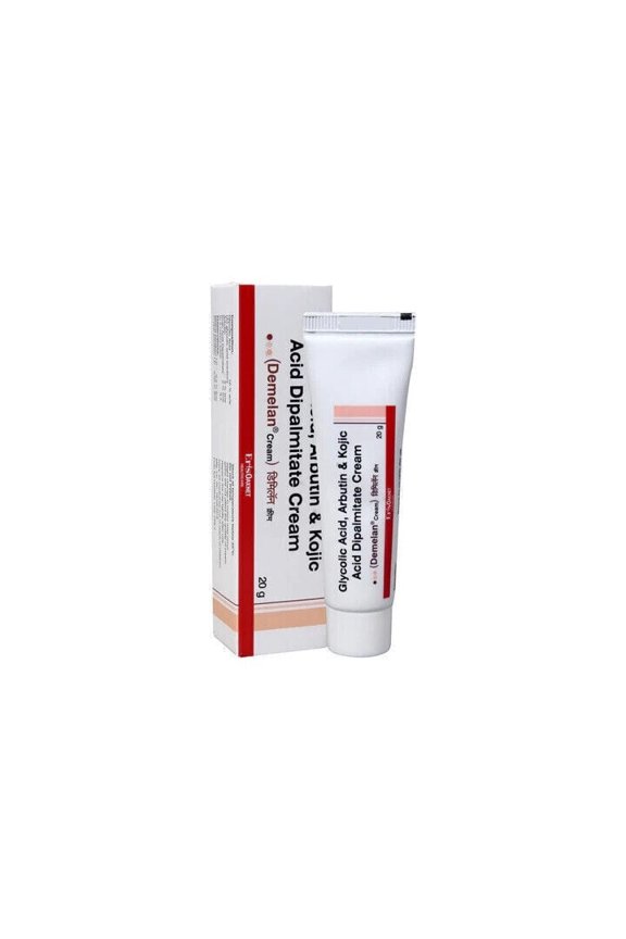 Demelan Cream with Glycolic Acid and Kojic Acid for Hyperpigmentation, 20g
