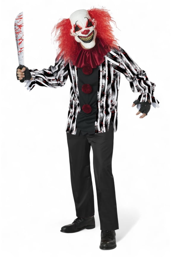 Demented Clown Plus Size Costume