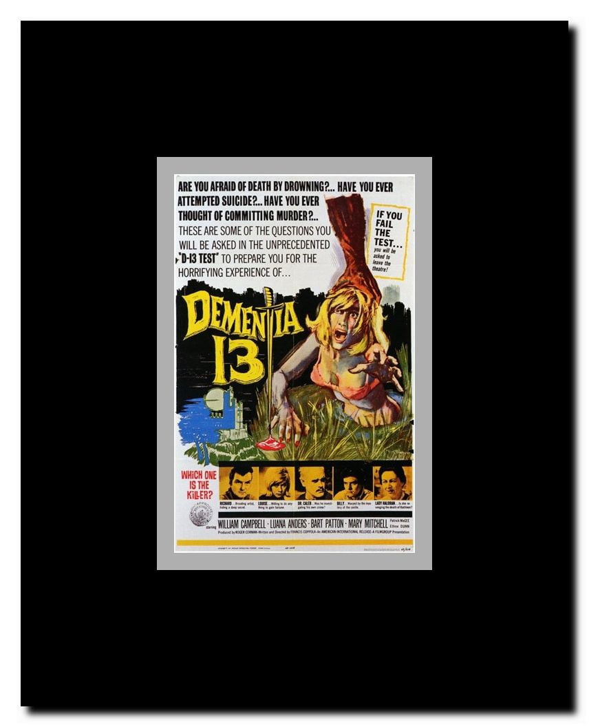 Dementia 13 Framed Movie Poster