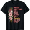 thumbnail image 1 of Dementia Awareness Patients Elderly With Dementia Daughter T-Shirt mens t shirt，black，women，funny，misfits，men，journey, 1 of 4