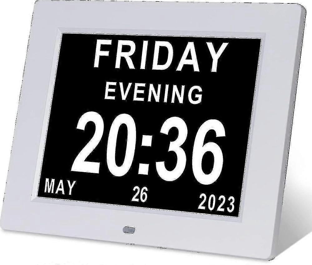Dementia Clock Alzheimers Clock Large Digital Calendar Clock For