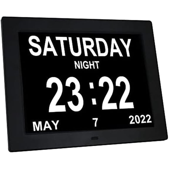 Dementia Clocks for Seniors Extra Large, Digital Calendar Day Clock with Auto Dimming Day Date Time Clock Perfect for Seniors Elderly Alzheimer Vision Impaired$$Home Decor, Kitchen, & Other
