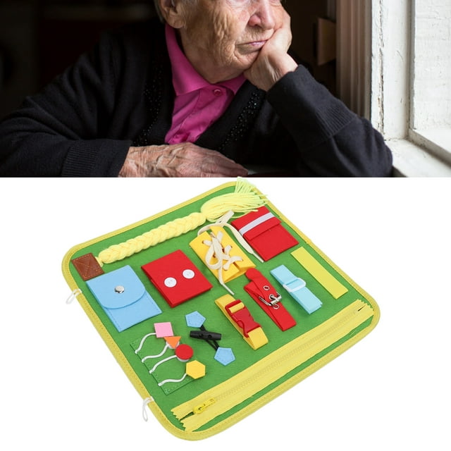 Dementia Elderly Sensory Training Pad Kit, Alzheimer Patient Anxiety ...