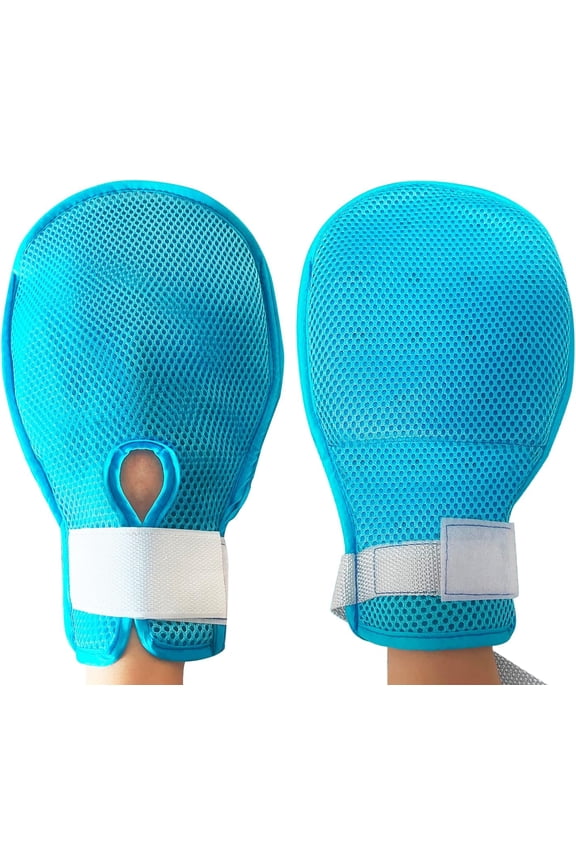 Dementia Restraint Gloves For Bedridden Patients, Dementia Products For Elderly, Hand Restraints