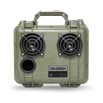 DemerBox DB2 Wireless Speakers Waterproof Portable Rugged Outdoor 40  h Battery, Green