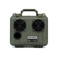 thumbnail image 1 of DemerBox: Waterproof, Portable, and Rugged Outdoor Bluetooth Speakers. Loud Sound, Deep Bass, 40+ hr Battery Life, Dry Box + USB Charging, Multi-Pairing Party Mode. Green, 1 of 8