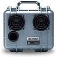 thumbnail image 1 of DemerBox: Waterproof, Portable, and Rugged Outdoor Bluetooth Speakers. Loud Sound, Deep Bass, 40+ hr Battery Life, Dry Box + USB Charging, Multi-Pairing Party Mode. Silver, 1 of 8