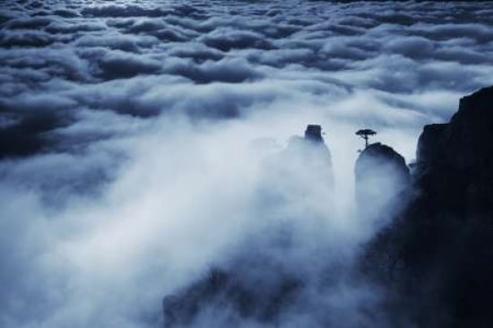 Demerdji Beyond The Clouds Canvas Art - Alexey Kharitonov (12 x 18)